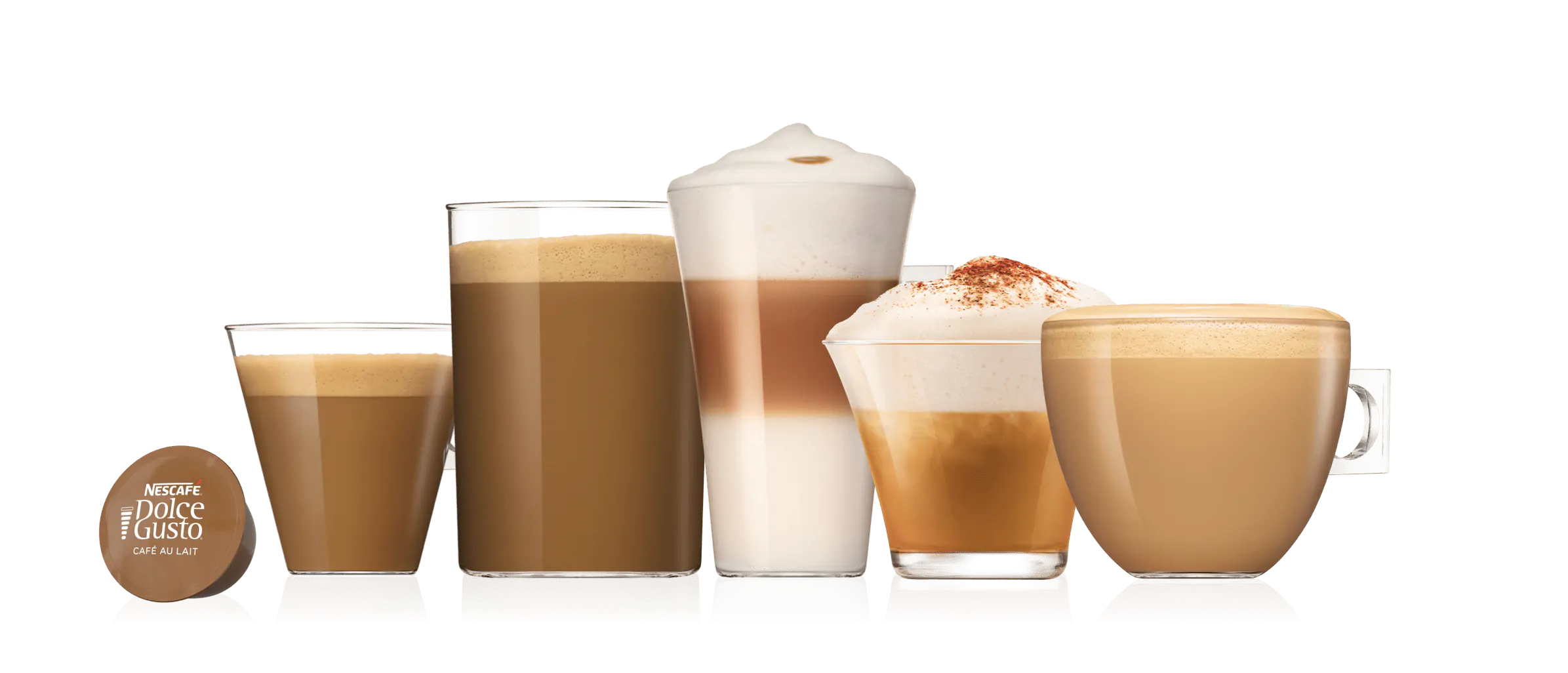 Κάψουλες Καφέ Latte & Καπουτσίνο | NESCAFÉ® Dolce Gusto® header image