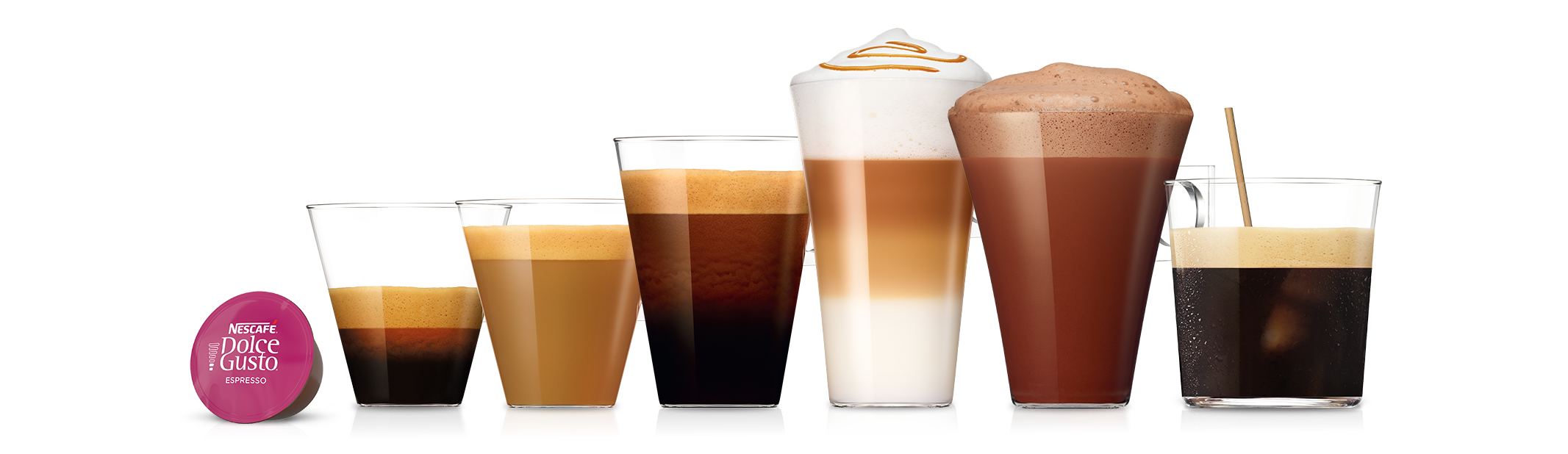 Ροφήματα Καφέ σε Κάψουλες | NESCAFÉ® Dolce Gusto® header image