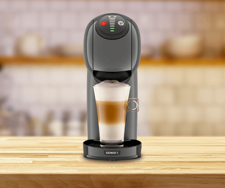 Κοντινές λήψεις Krups® Genio S Ανθρακί Μηχανή Καφέ NESCAFÉ® Dolce Gusto®